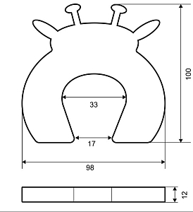 Фиксатор для дверей PALLADIUM BS 46.38 #225760